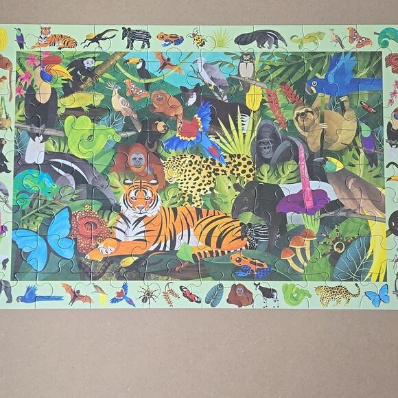 MUDPUPPY RAINFOREST SEARCH AND FIND 64-PUECE PUZZLE - Picture 6 of 6